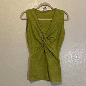 OJAI Striped Twist Front Top M